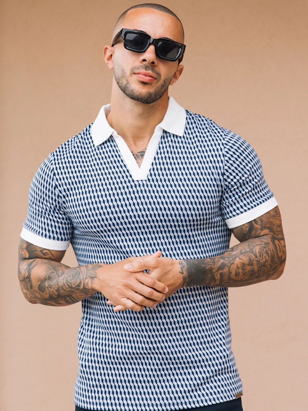 MAUVAIS Matteo Polo in Blue size M nwt